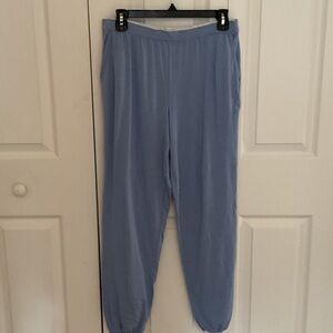 Victoria's Secret Light Blue Pajama Pants, EUC, Joggers